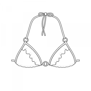 Bikini Triángulo Personalizado - Niña
